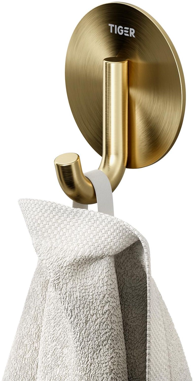Tiger Classic věšák na ručník zlatá 800735