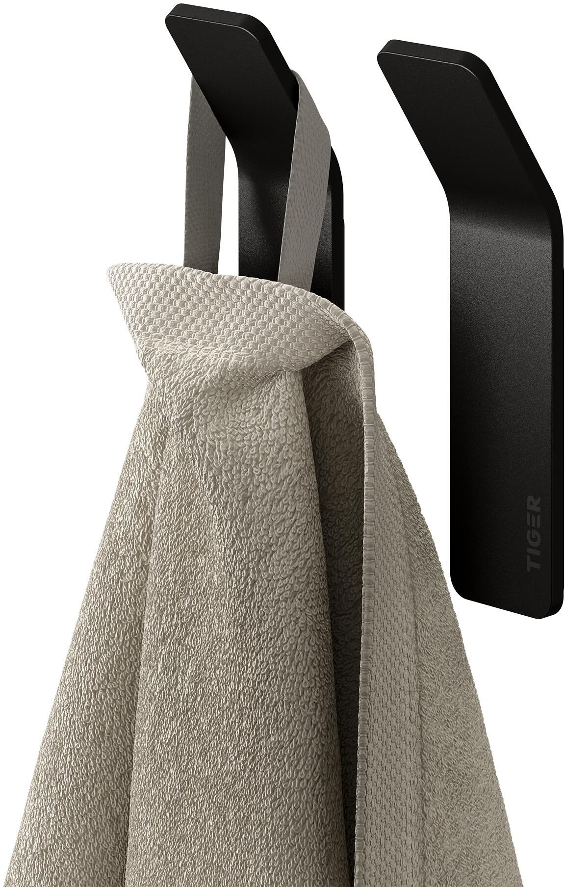 Tiger Single sada věšáků černá 800747