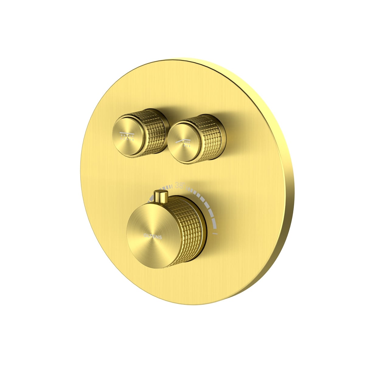 Oltens Onega vanová baterie pod omítku s termostatem broušené zlato 34601810