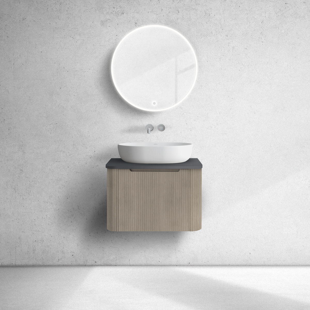 Sada skříňka Oltens Hamnes 60022060, deska na skříňku Oltens Hamnes 63012300