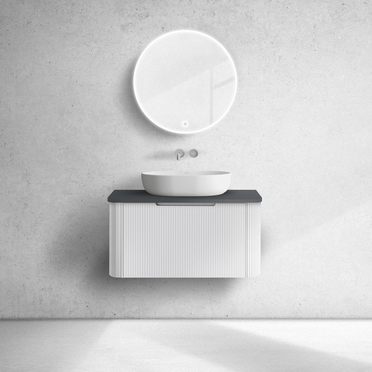 Sada skříňka Oltens Hamnes 60023000, deska na skříňku Oltens Hamnes 63013300