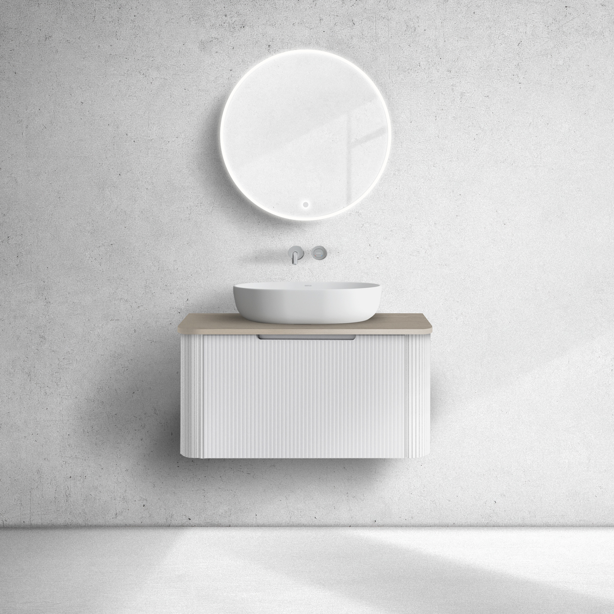 Sada skříňka Oltens Hamnes 60023000, deska na skříňku Oltens Hamnes 63013060