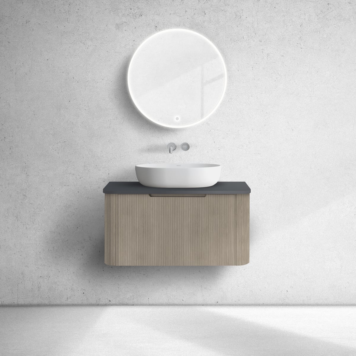 Sada skříňka Oltens Hamnes 60023060, deska na skříňku Oltens Hamnes 63013300