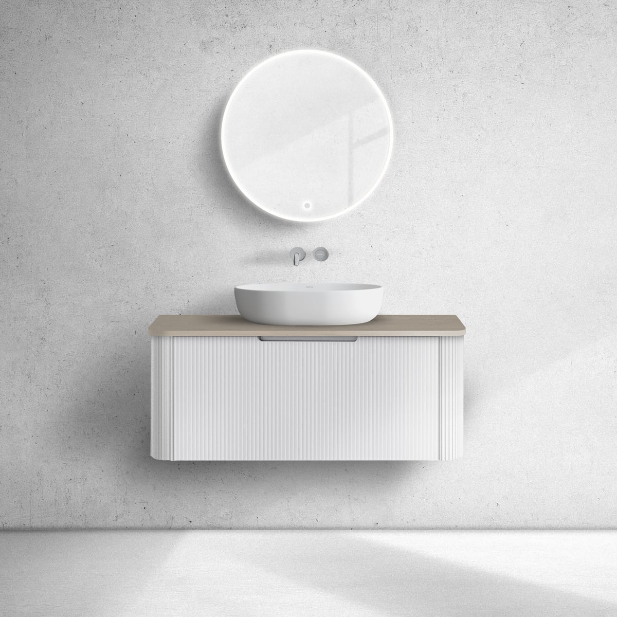 Sada skříňka Oltens Hamnes 60024000, deska na skříňku Oltens Hamnes 63014060