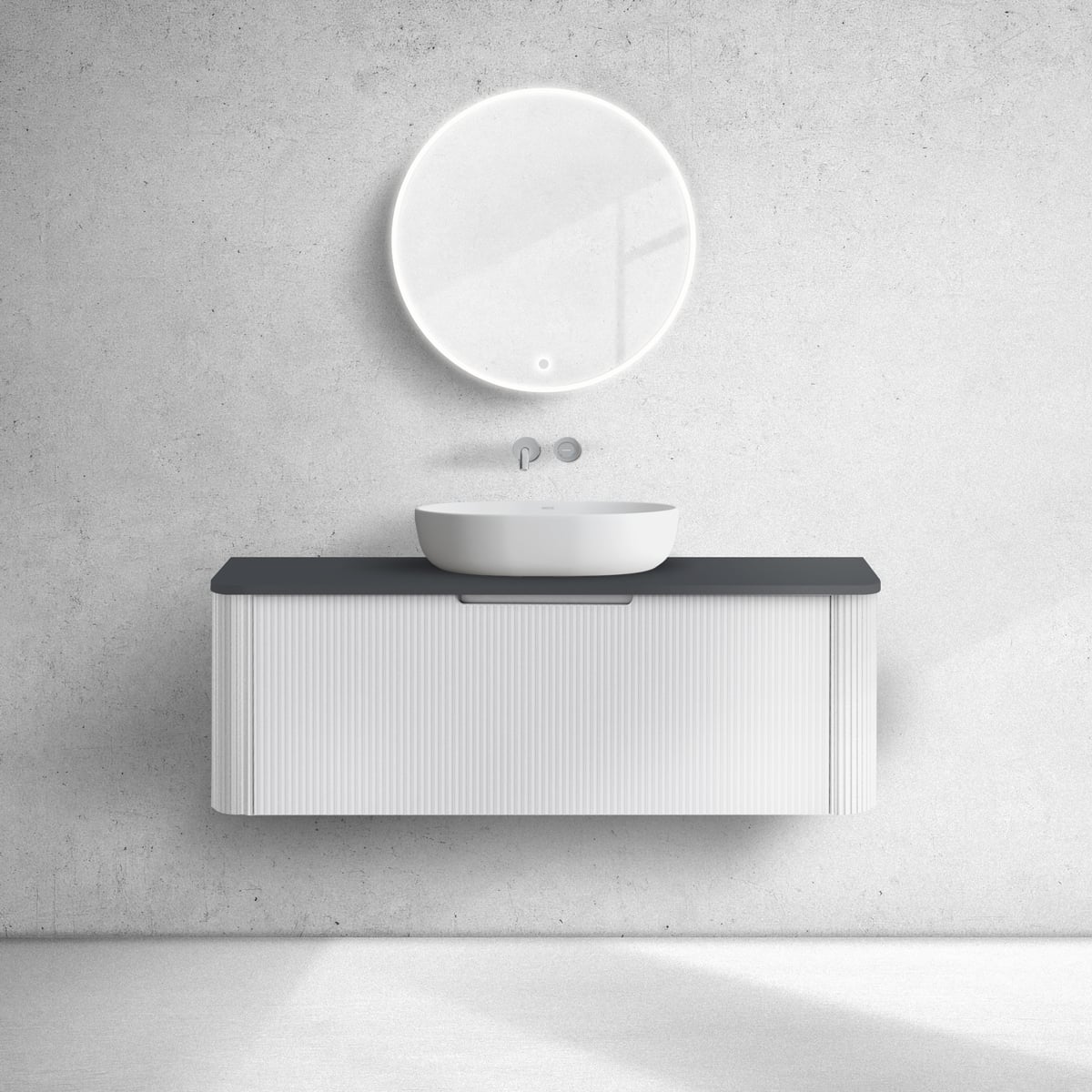 Sada skříňka Oltens Hamnes 60025000, deska na skříňku Oltens Hamnes 63015300