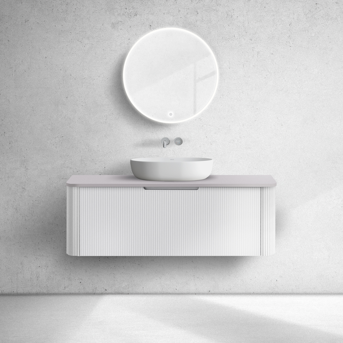 Sada skříňka Oltens Hamnes 60025000, deska na skříňku Oltens Hamnes 63015900