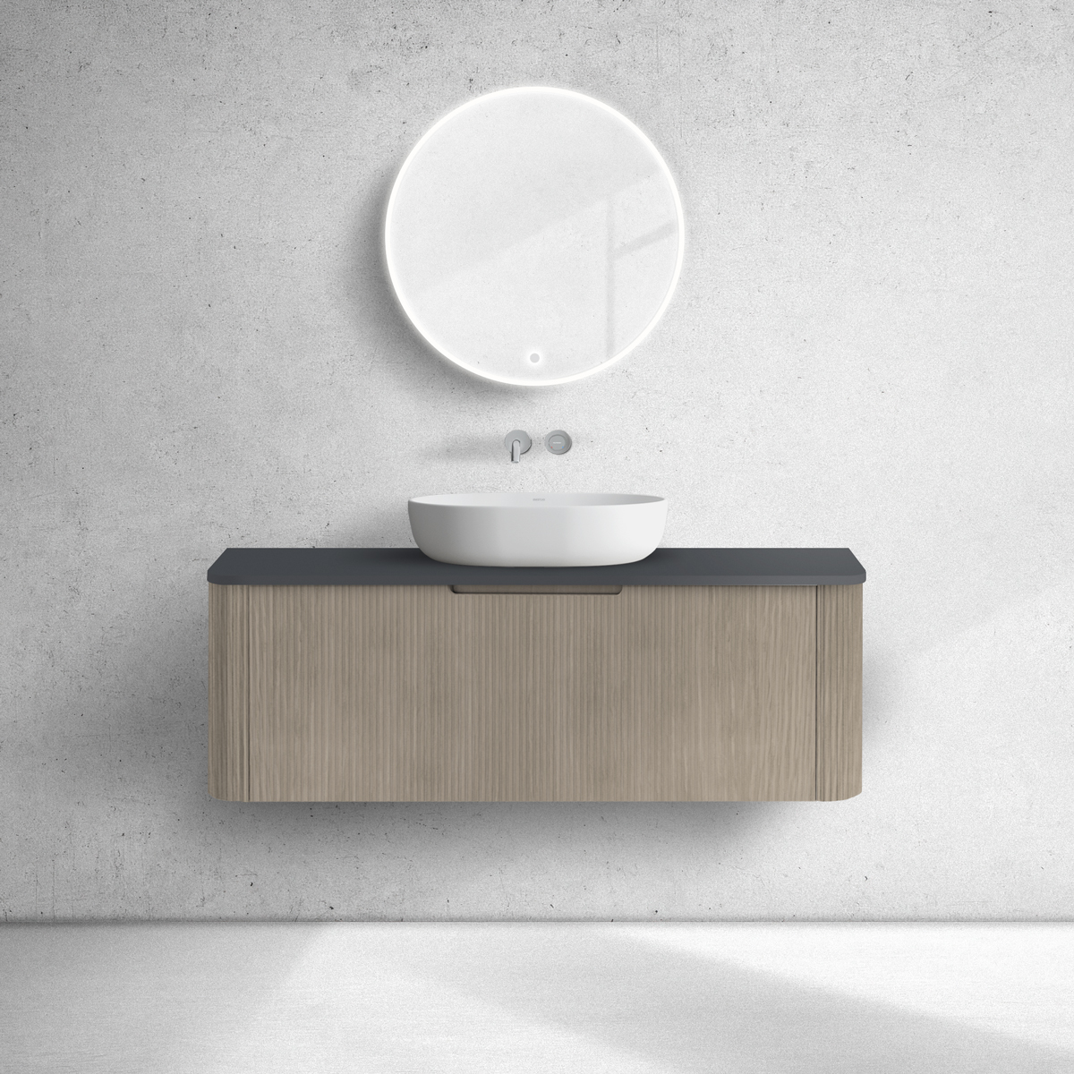 Sada skříňka Oltens Hamnes 60025060, deska na skříňku Oltens Hamnes 63015300