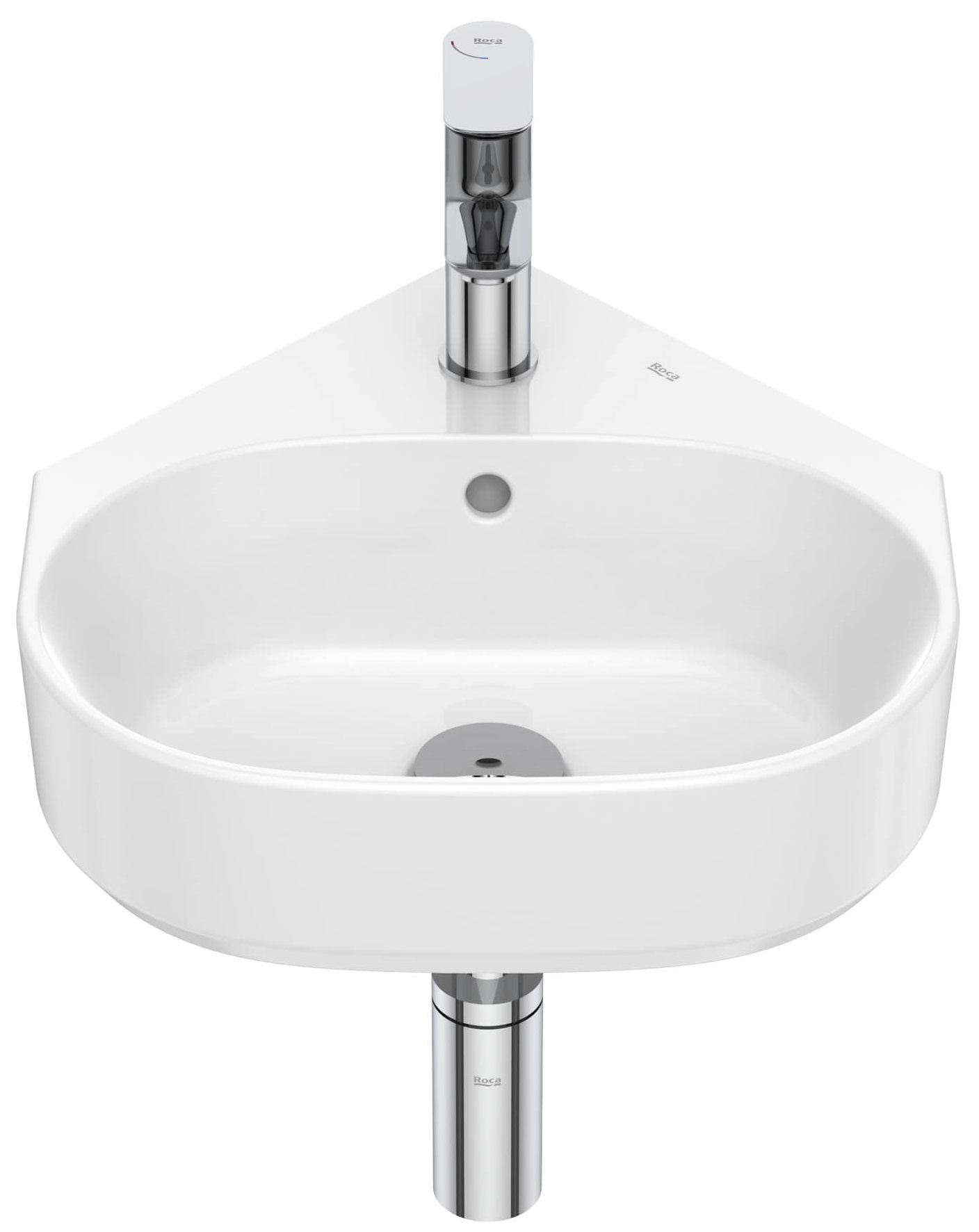 Roca Gap umyvadlo 44x40 cm rohové klasický bílá A3270YYS00