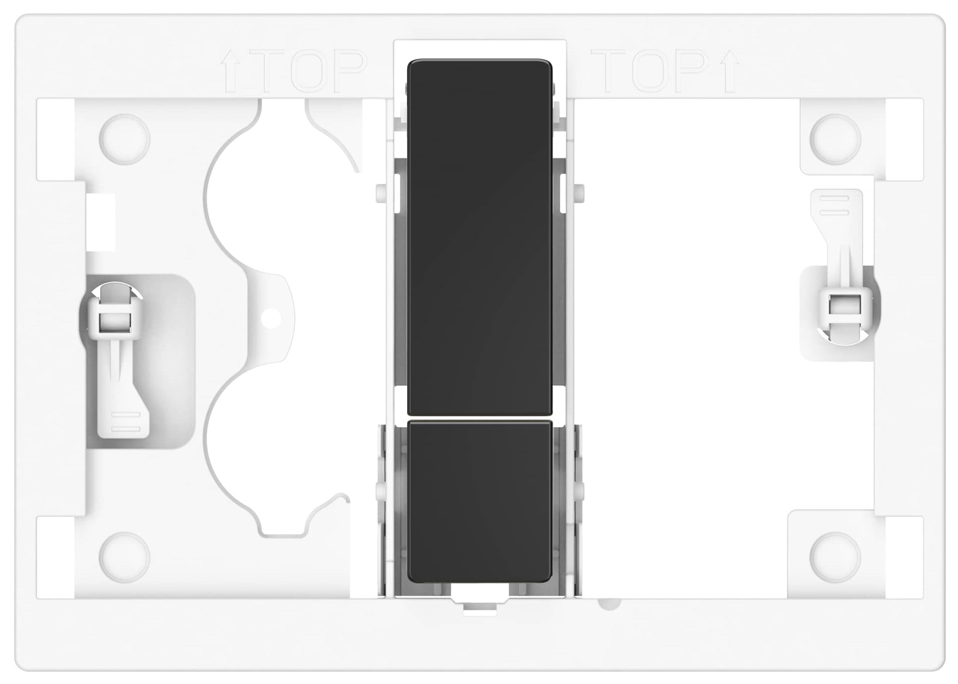 Roca Duplo S mechanismus tlačítka pro WC černá A8904213CN