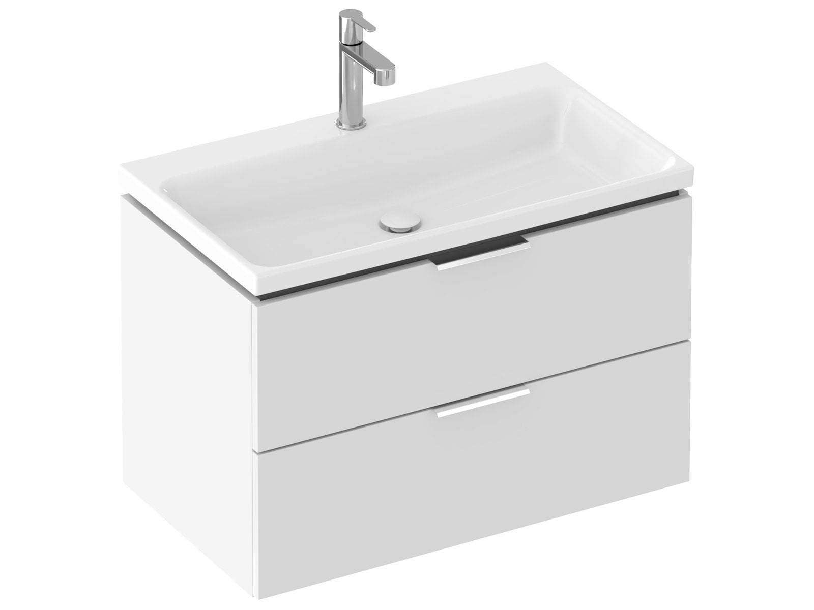 Ravak Comfort skříňka 80x46x50 cm pod umyvadlo závěsná bílá X000001819