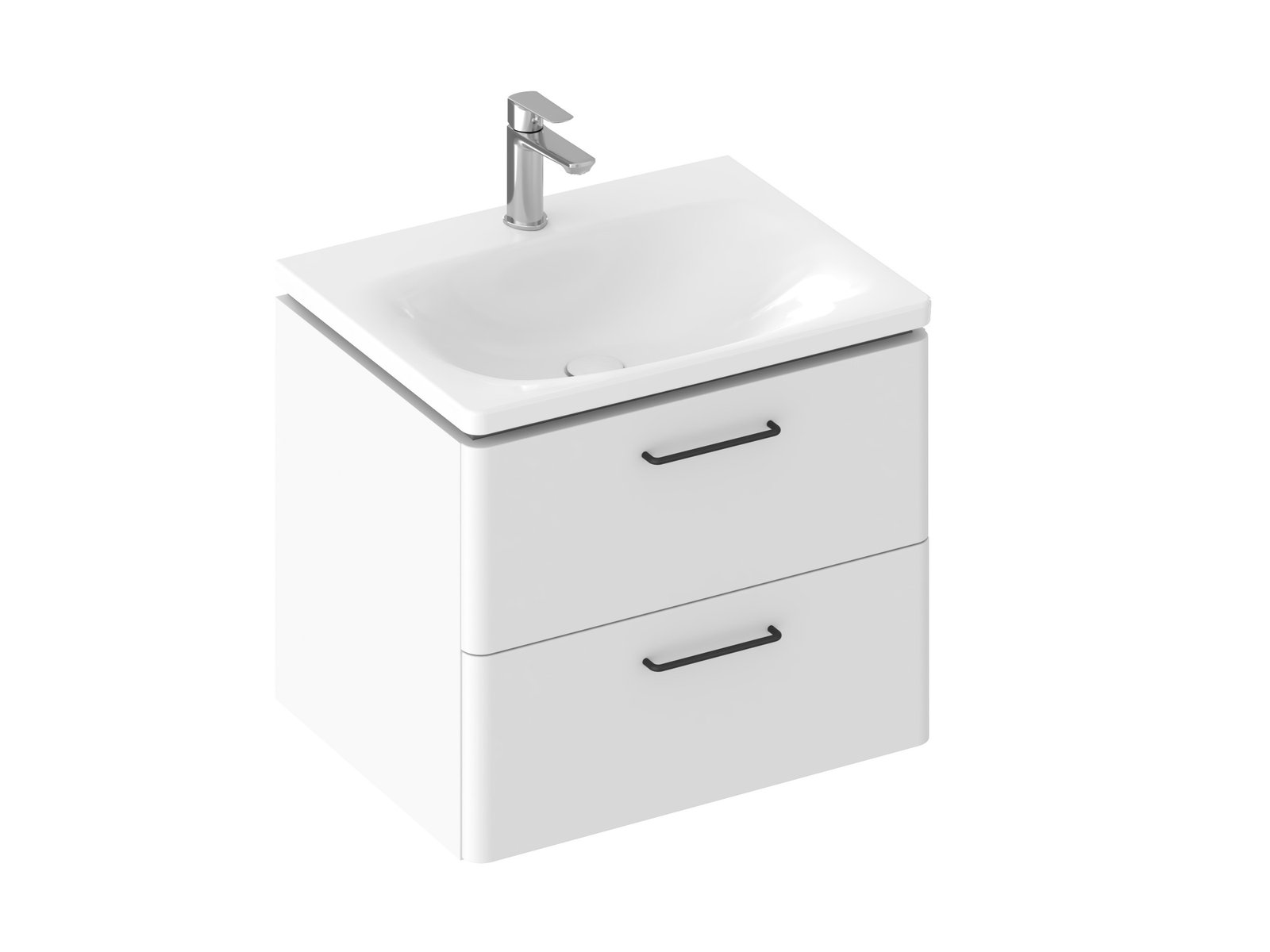 Ravak Balance skříňka 60x46.5x50 cm pod umyvadlo závěsná bílá X000001814