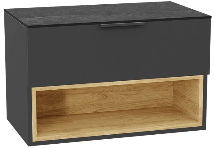 Sada korpus skříňky Excellent Tuto 2.0 MLEX.2171.800.GRBL, deska na skříňku Excellent Tuto 2.0 MLEX.2116.800.MA, MLEX.2151.800.02.GR