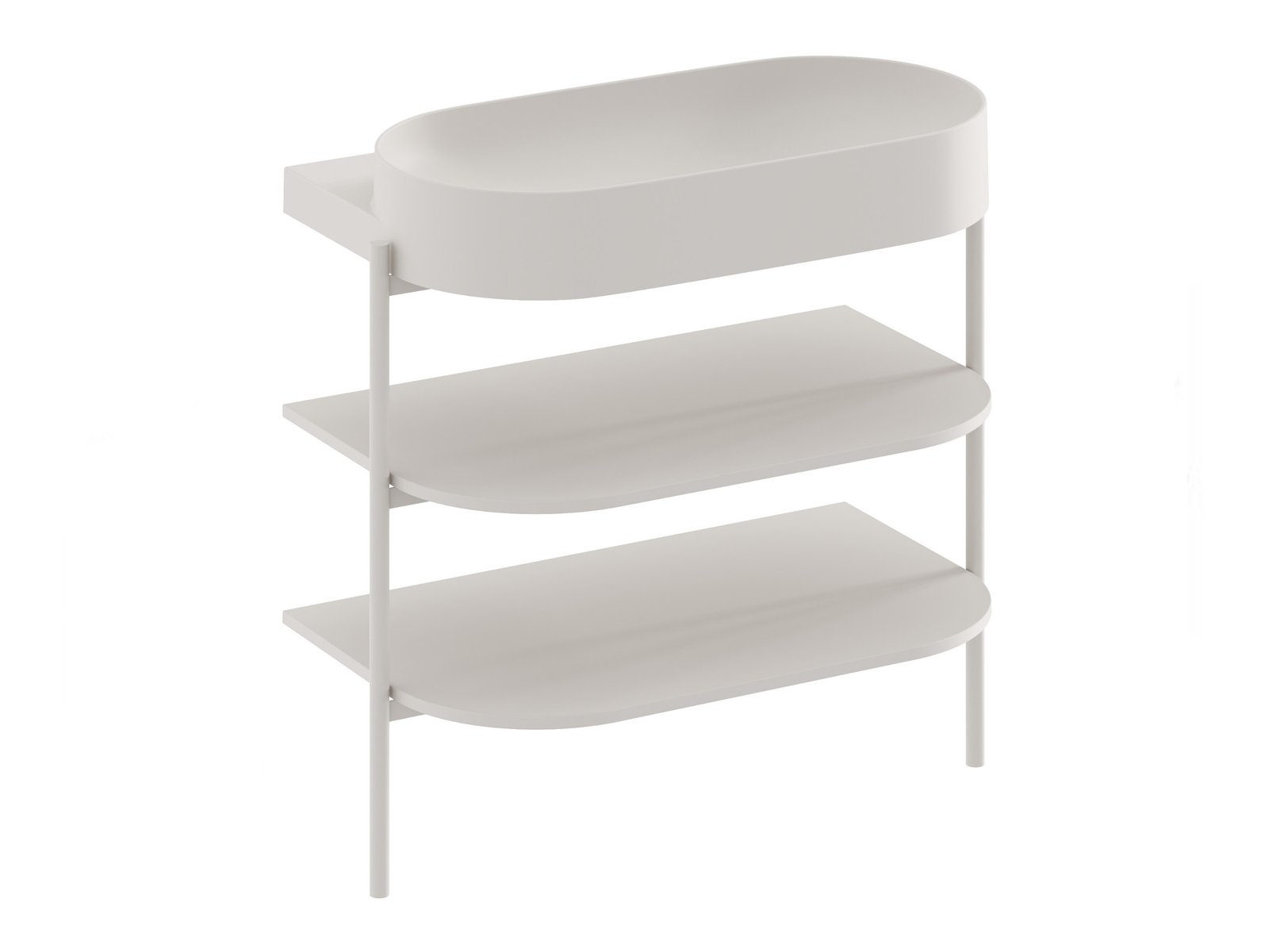 Ravak Yard konzole 86.8x49.5x76.5 cm pod umyvadlo stojící D80000O006