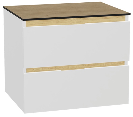 Sada korpus skříňky Excellent Tuto 2.0 MLEX.2172.600.WHBL, deska na skříňku Excellent Tuto 2.0 MLEX.2116.600.BL, MLEX.2151.600.01.WH