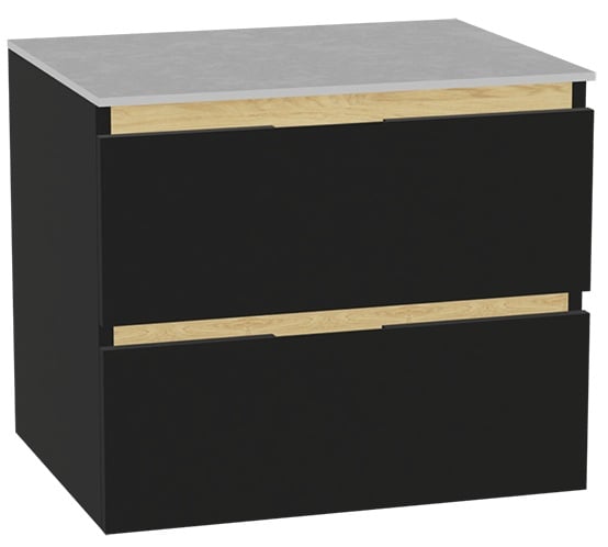 Sada korpus skříňky Excellent Tuto 2.0 MLEX.2172.600.BKBL, deska na skříňku Excellent Tuto 2.0 MLEX.2116.600.SJ, MLEX.2151.600.01.BK