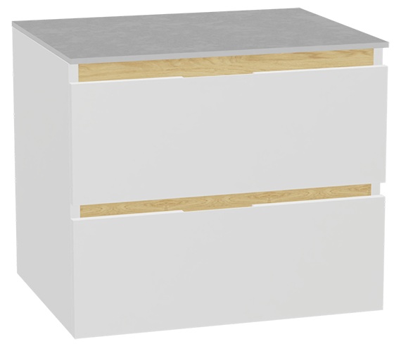 Sada korpus skříňky Excellent Tuto 2.0 MLEX.2172.600.WHBL, deska na skříňku Excellent Tuto 2.0 MLEX.2116.600.SJ, MLEX.2151.600.01.WH