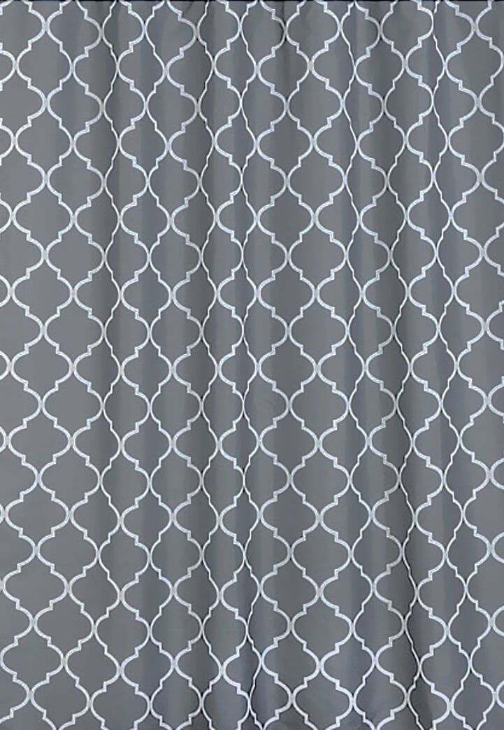 BISK Orient sprchový závěs 180x200 cm šedá 06854