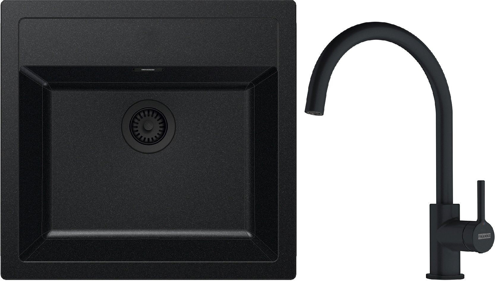 Sada dřez Tectonite Franke Sirius SID 143.0702.425, kuchyňská baterie Franke Lina 115.0626.019