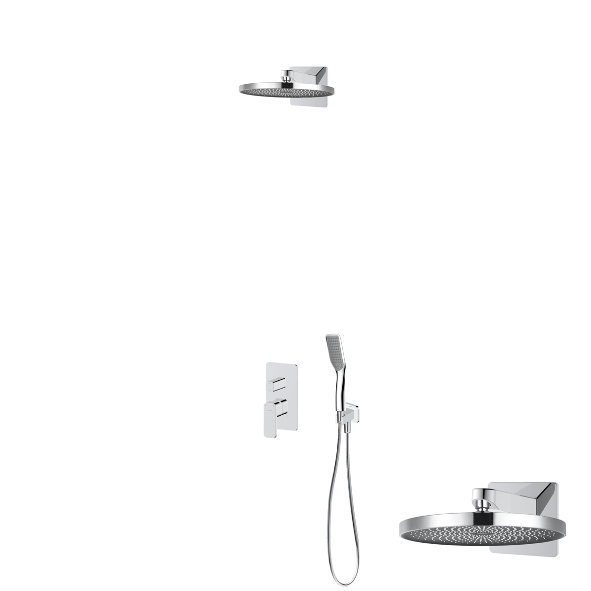 Sada hlavová sprcha Oltens Vann 37007100, vanová baterie Oltens Hadsel 34108100, 39403100, 39306100, 37200100, 37111100