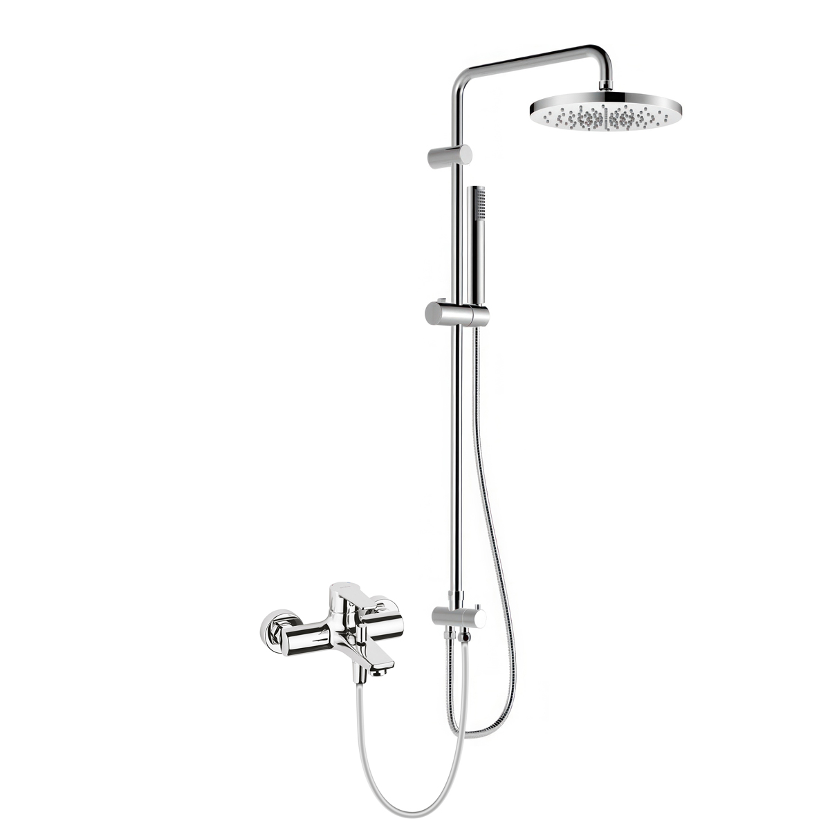 Sada sprchová sada Oltens Molle 36020100, vanová baterie Oltens Jog 34003100