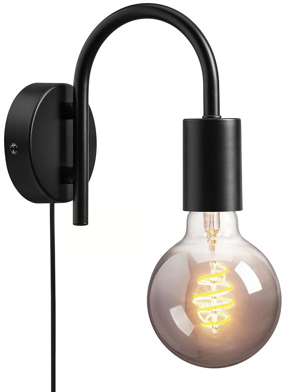 Nordlux Paco nástěnné svítidlo 1x25 W černá 2112071003