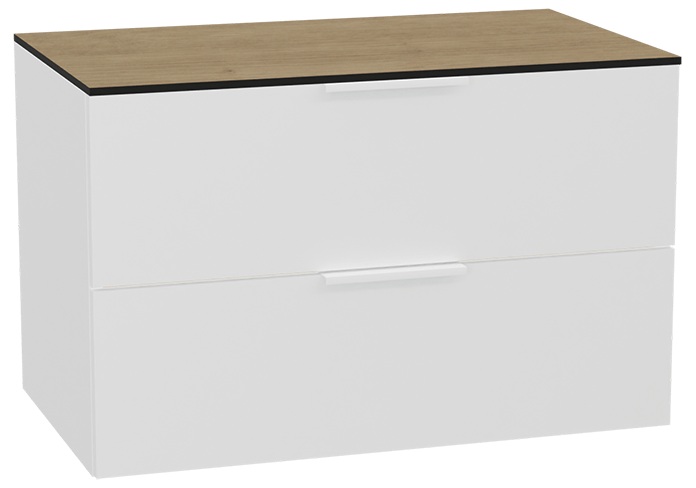 Sada korpus skříňky Excellent Tuto 2.0 MLEX.2172.800.WHBL, deska na skříňku Excellent Tuto 2.0 MLEX.2116.800.BL, MLEX.2151.800.02.WH