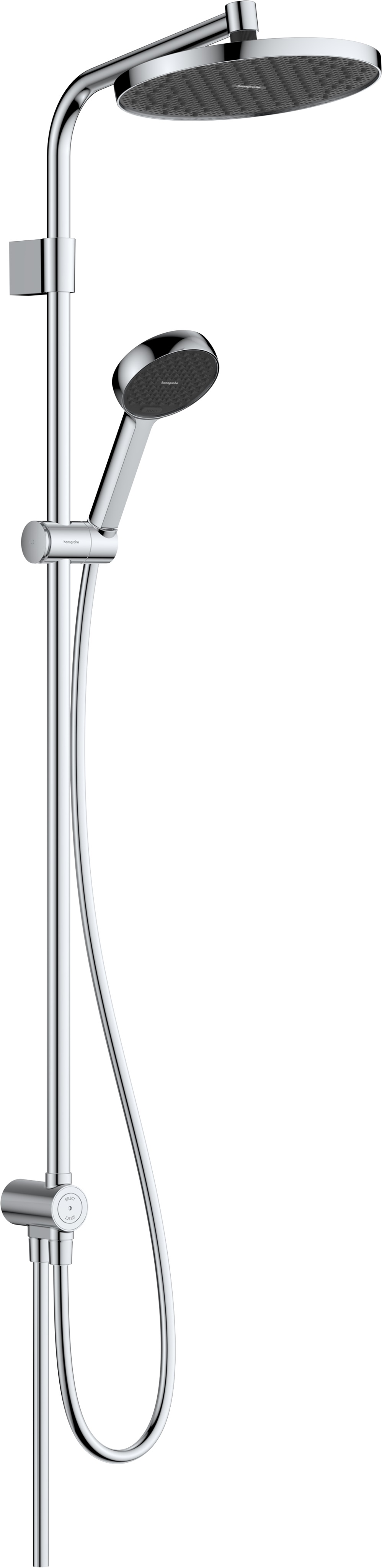 Hansgrohe Activera S sprchová sada na stěnu s dešťovou sprchou chrom 28074000