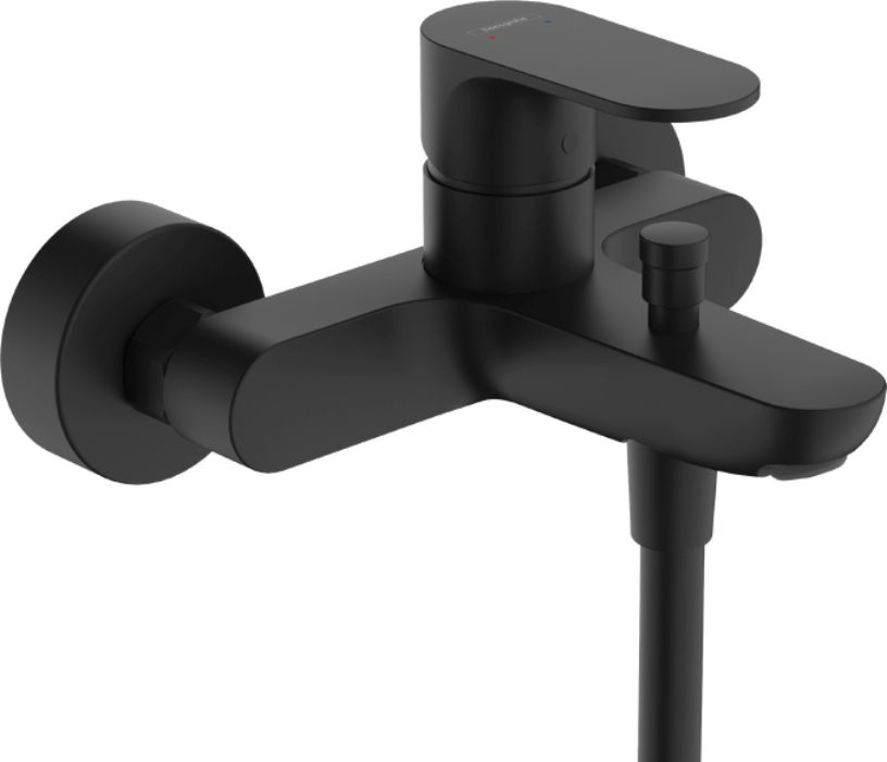Hansgrohe Rebris S vanová baterie na stěnu černá 72443670
