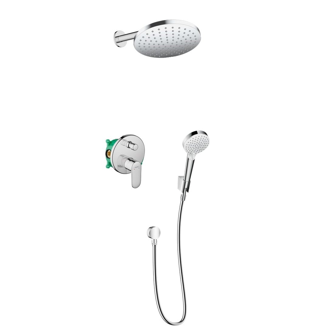 Hansgrohe Vernis Blend sprchová sada pod omítku s dešťovou sprchou chrom 88001997