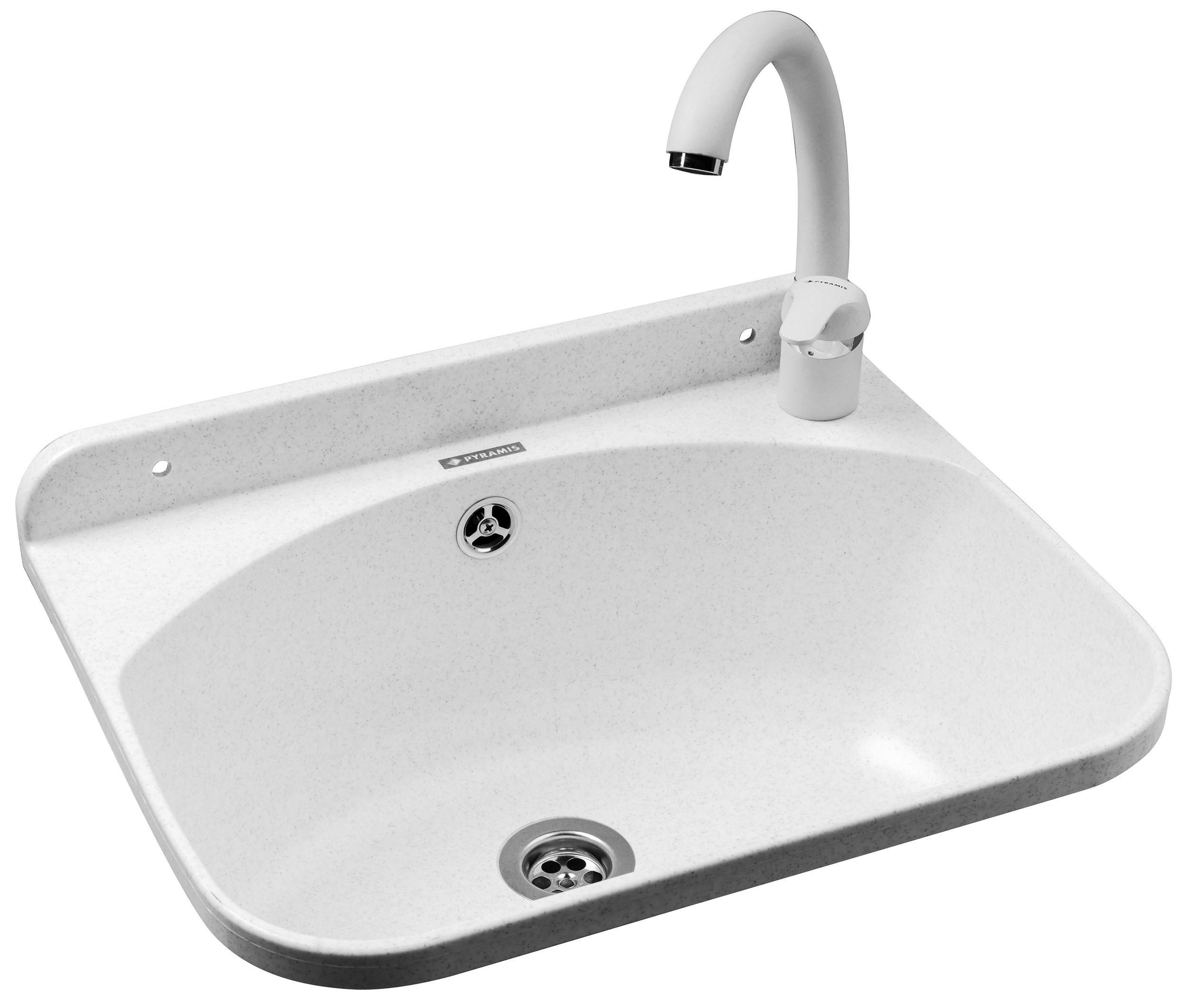 Pyramis Standard zahradní umyvadlo s baterií 46x36 cm plast 070178501 O