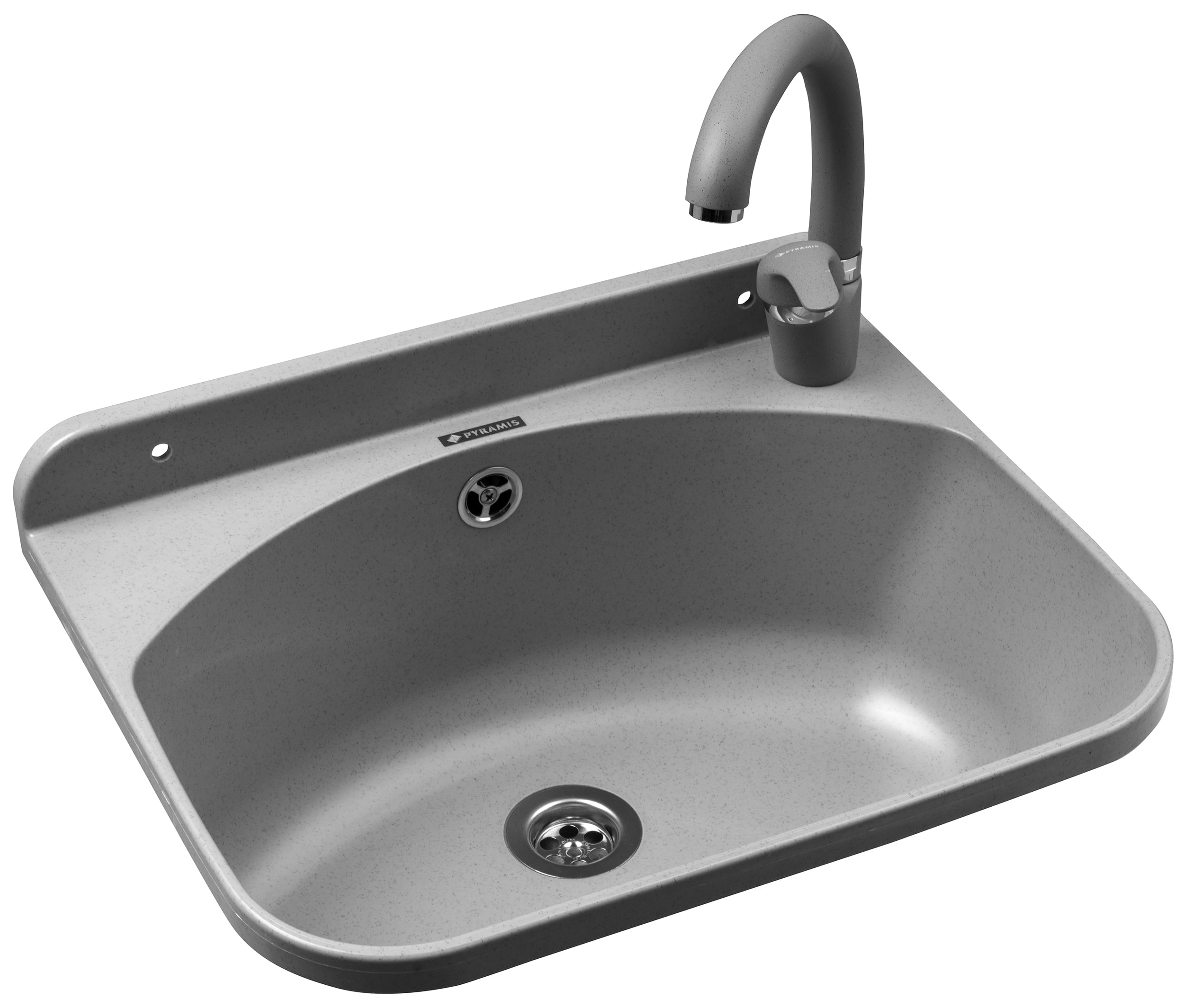 Pyramis Standard zahradní umyvadlo s baterií 46x36 cm plast 070178601 O