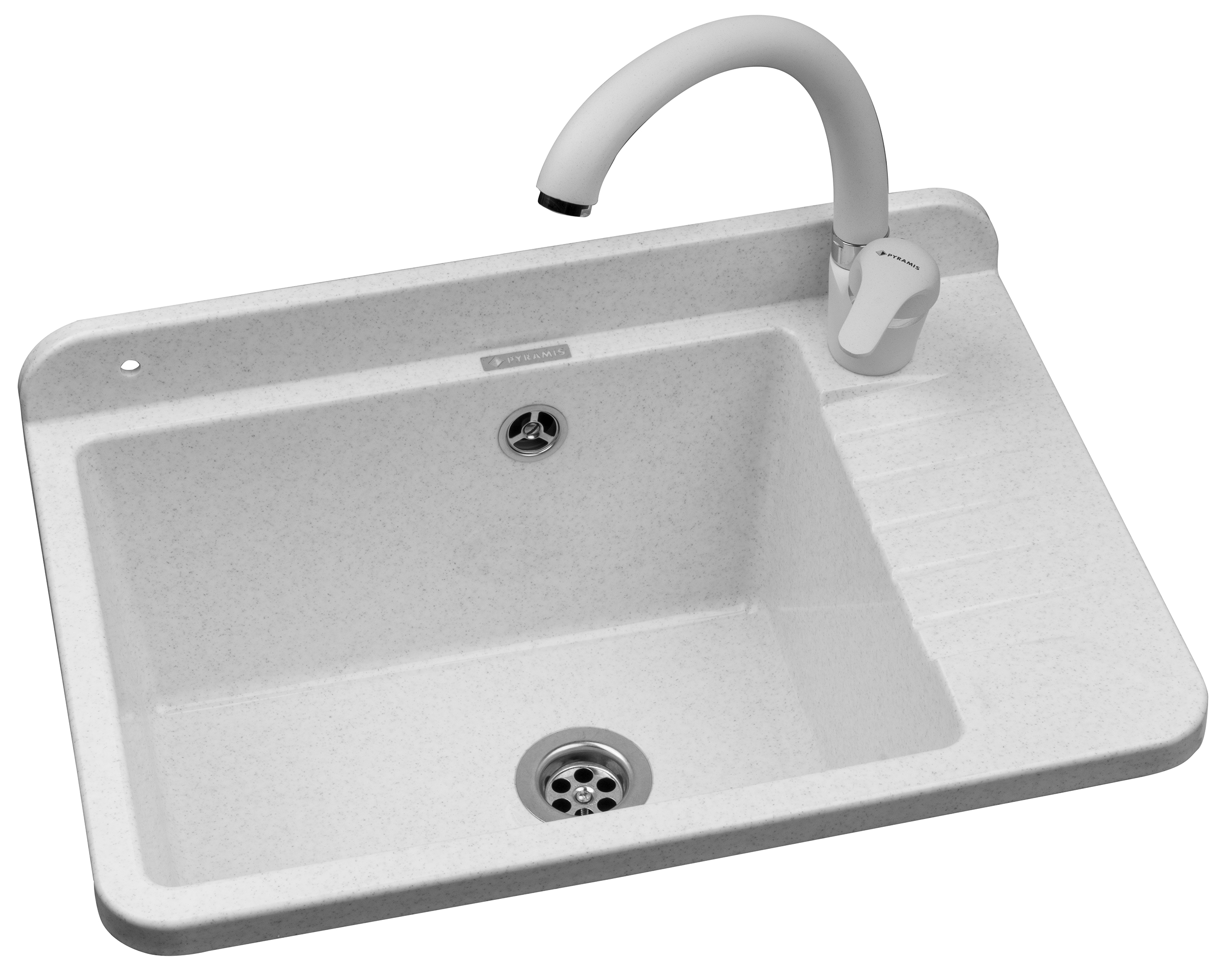 Pyramis Top zahradní umyvadlo s baterií 50.5x34.5 cm plast 070179101 O