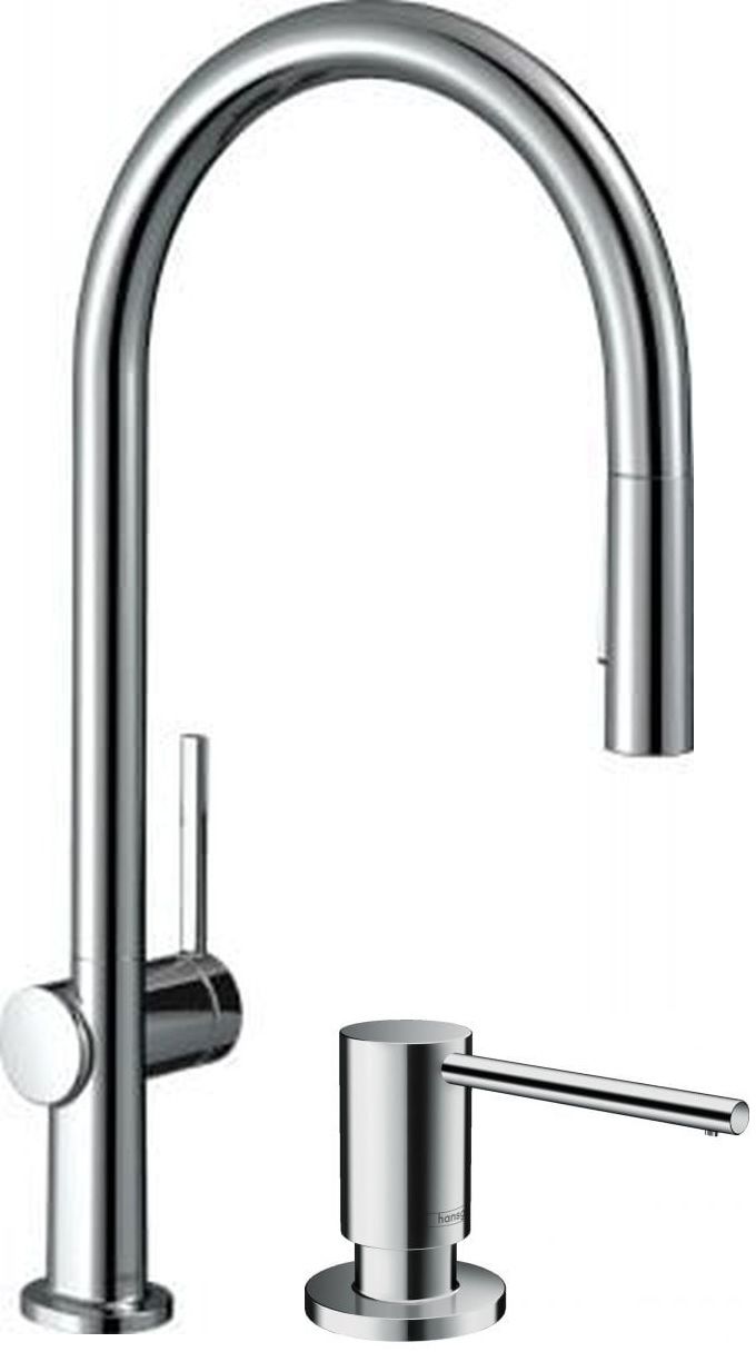 Sada kuchyňská baterie Hansgrohe Talis M54 72801000, dávkovač tekutin Hansgrohe 40438000