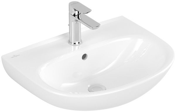 Villeroy & Boch O.Novo umyvadlo 55x44 cm polokulatý klasický bílá 4A405501