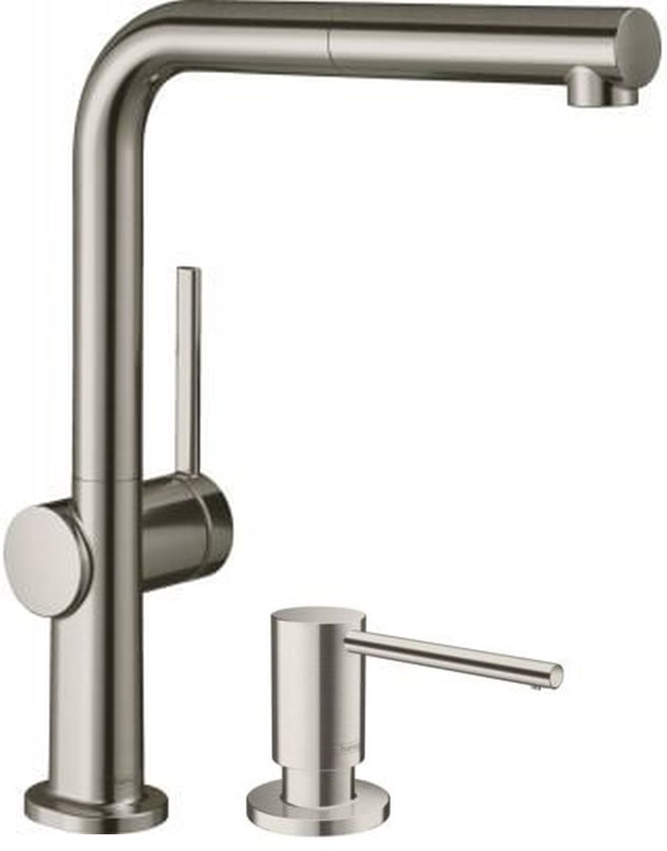 Sada kuchyňská baterie Hansgrohe Talis M54 72809800, dávkovač tekutin Hansgrohe A41 40438800