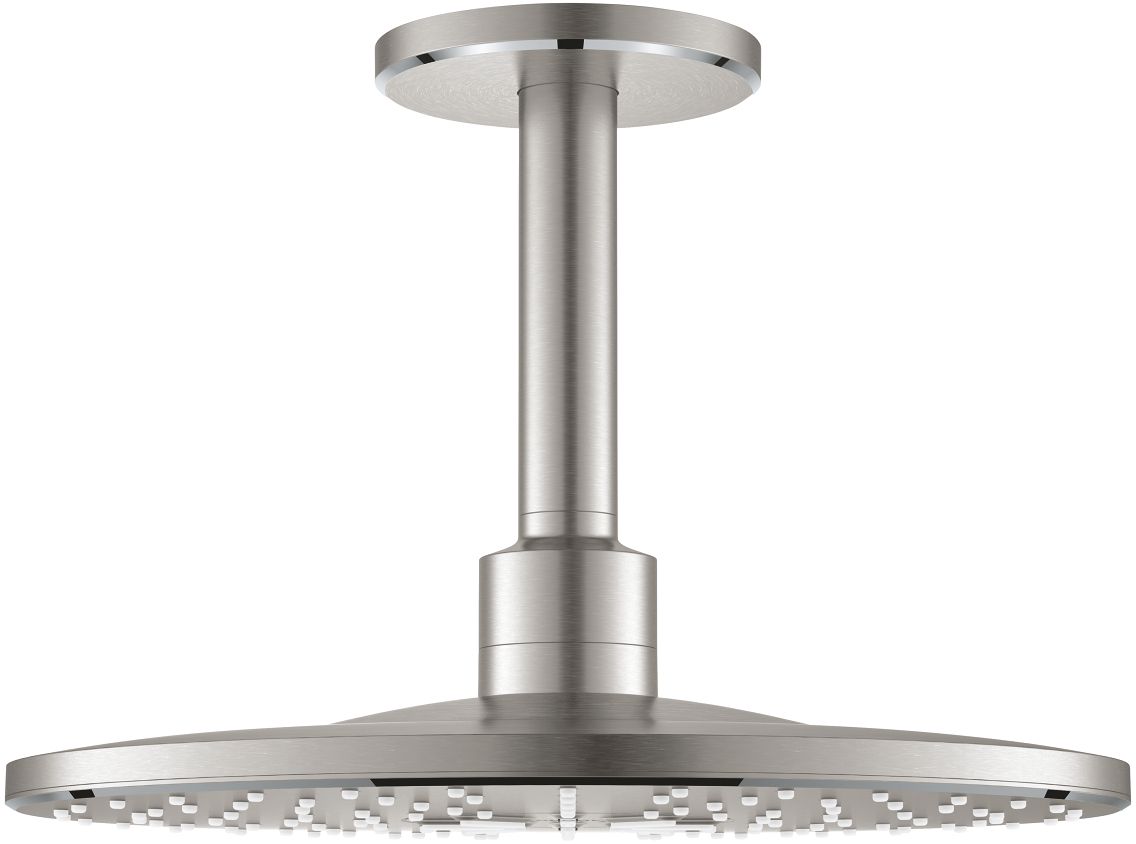 Grohe Rainshower hlavová sprchá s ramenem 31x31 cm kulatý ocel 26477DC0