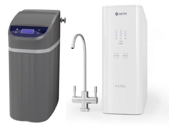 Sada úpravny vody USTM Grey WS9LCDG, filtrovací sada pro reverzní osmózu USTM Pearl ROPEARLNEWSTYLE