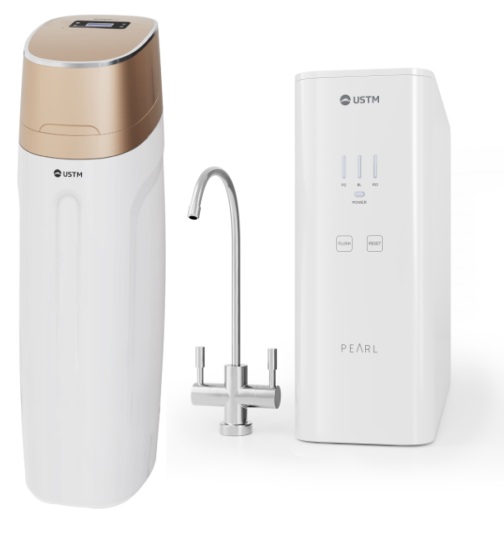 Sada úpravny vody USTM Golden WS25LCDGOLDEN, filtrovací sada pro reverzní osmózu USTM Pearl ROPEARLNEWSTYLE