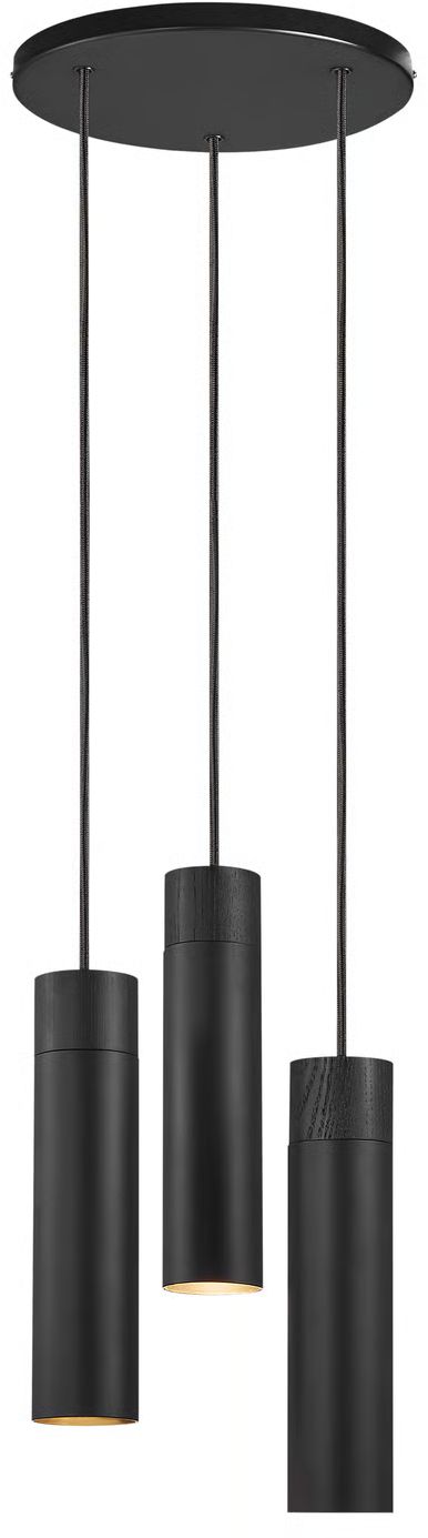 Nordlux Tilo závěsné svítidlo 3x15 W černá 2410473003