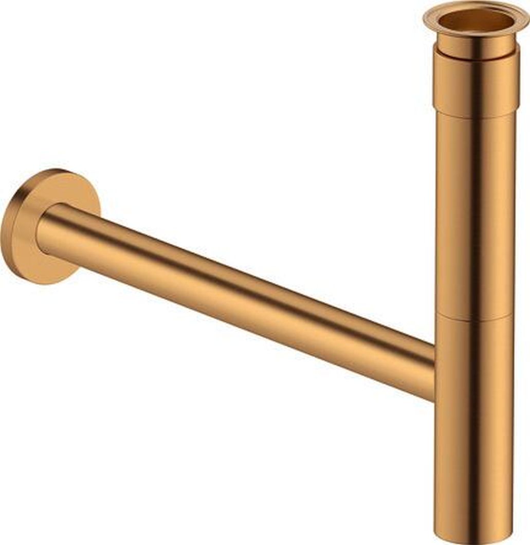 Duravit sifon k umyvadlu potrubní hnědá/mosaz 0050360400