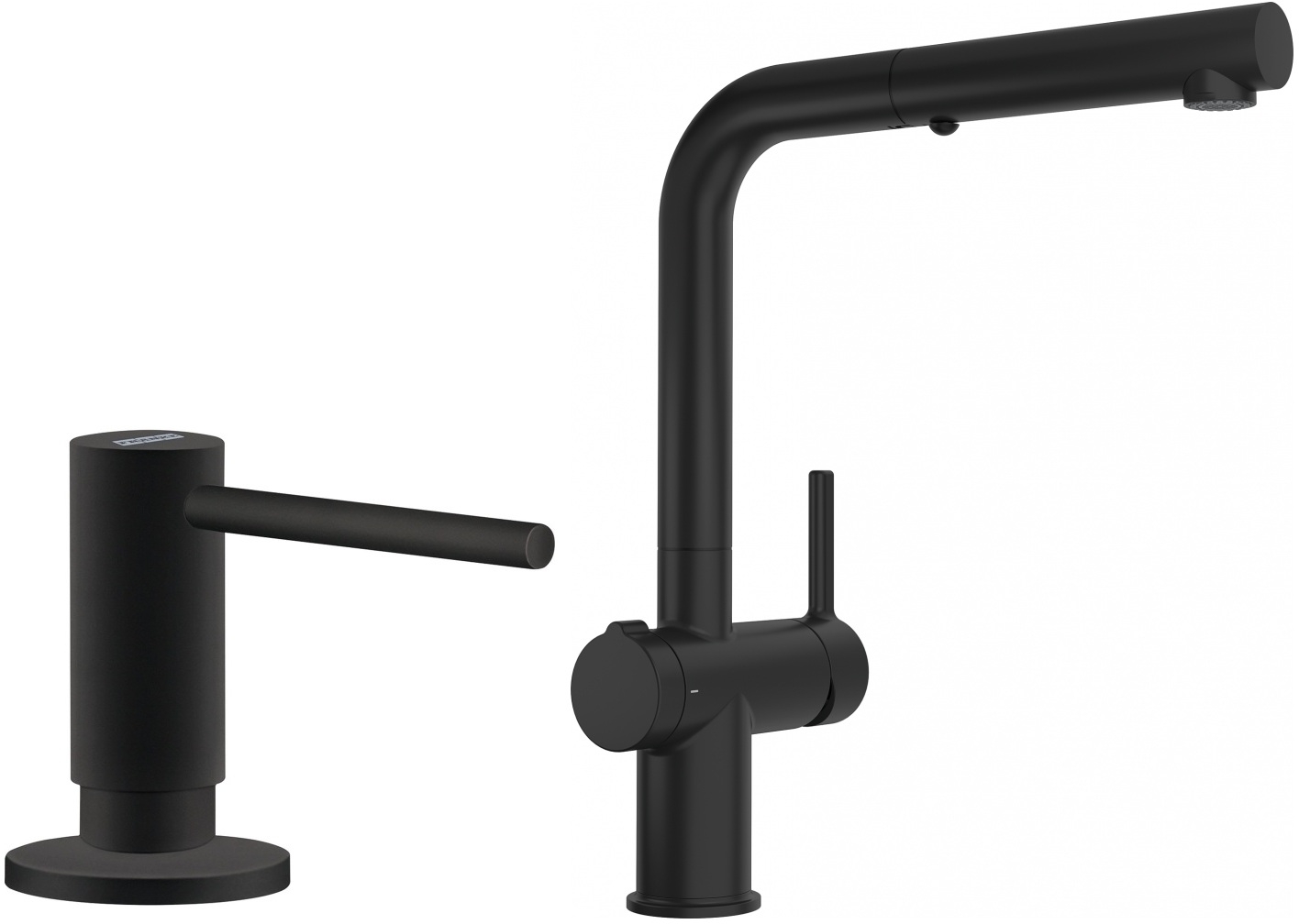 Sada kuchyňská baterie Franke Active 115.0669.769, dávkovač tekutin Franke Active SM 119.0547.906