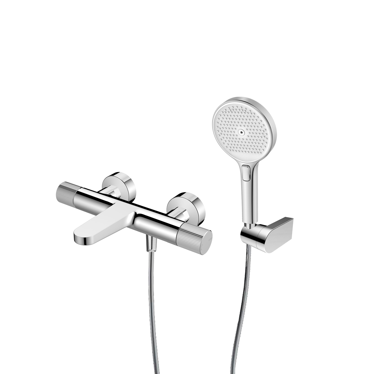 Sada vanová baterie Ksuro 02 13008010, sprchová hlavice Ksuro One Click 16003010, 37200100, 19001010