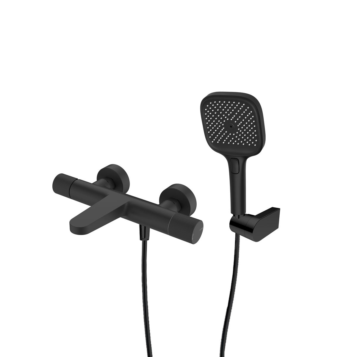 Sada vanová baterie Ksuro 02 13008030, sprchová hlavice Ksuro 02 One Click 16004030, 37200300, 19001030