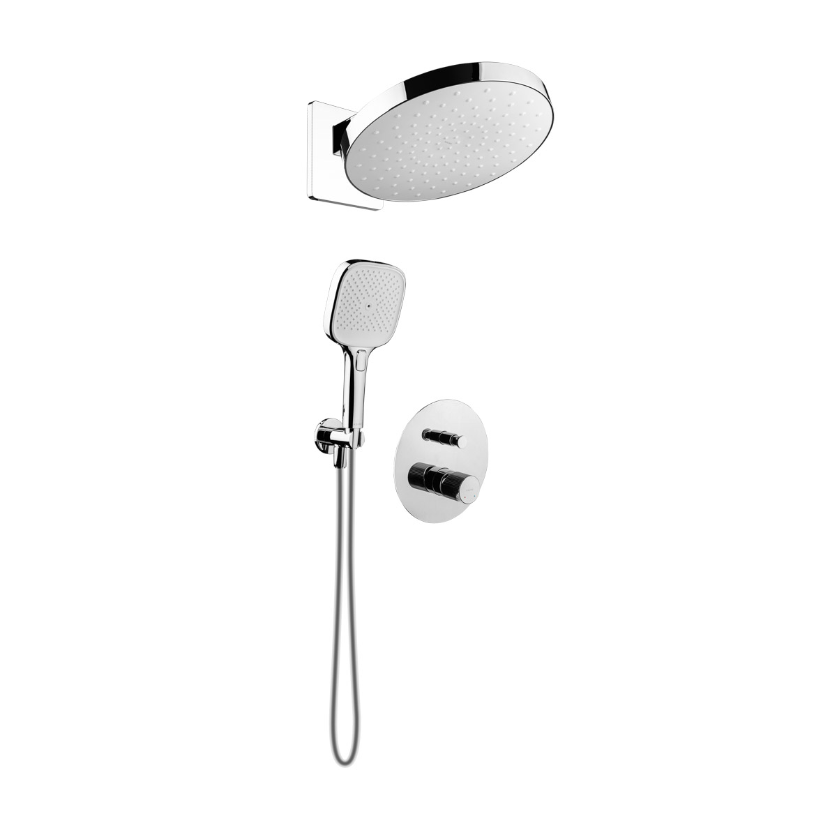 Sada hlavová sprcha Ksuro 01 16000010, vanová baterie Ksuro 02 13006010, 16002010, 16004010, 19002010, 37200100