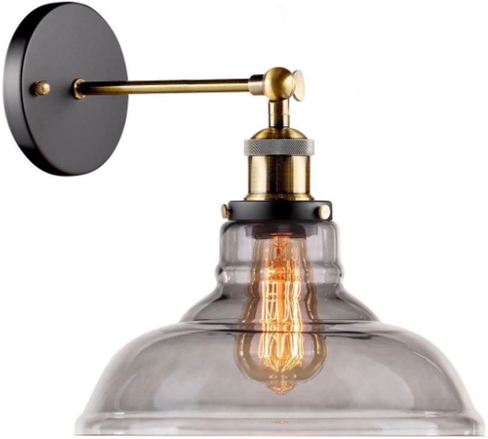 Altavola Design New York Loft nástěnné svítidlo 1x40 W mosaz-kouřová LA040/W_smoky