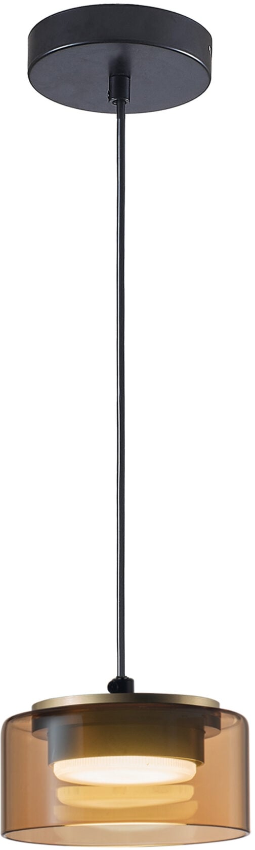 Goldlux Ofelia závěsné svítidlo 1x10 W černá 331274