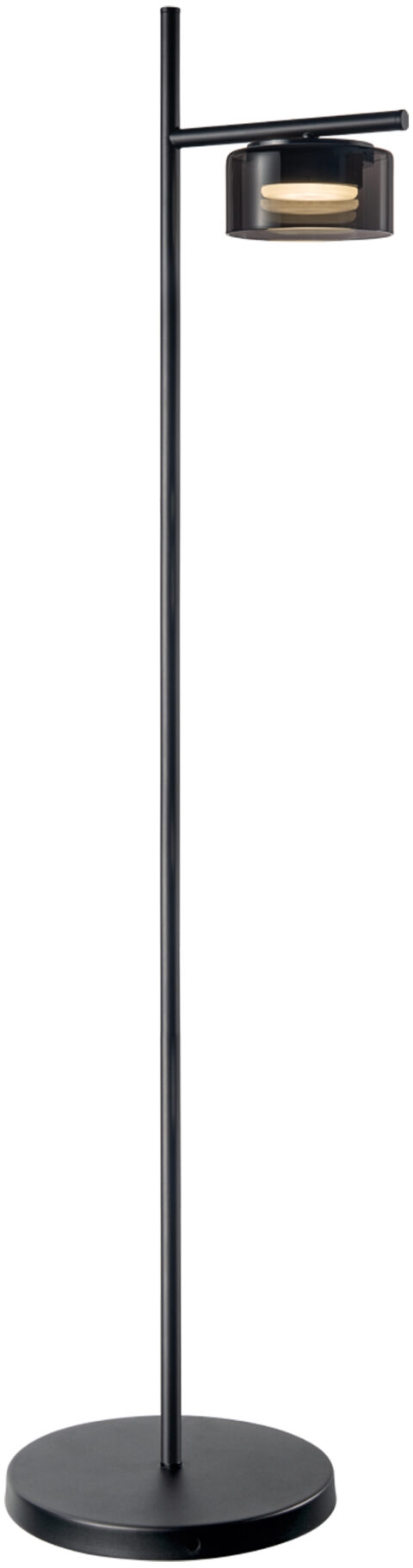 Goldlux Ofelia stojací lampa 1x10 W černá 331489
