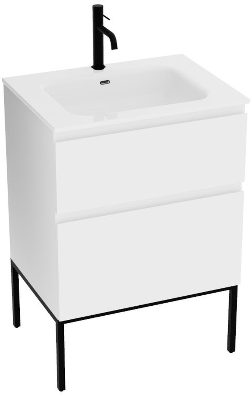 LaVita Topeka umyvadla se skříňkou 60 cm bílá 5900378345534