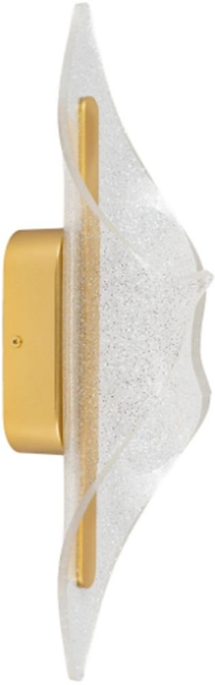 Altavola Design Velo nástěnné svítidlo 1x12 W průhledná-zlatá LA101/W_gold_sh