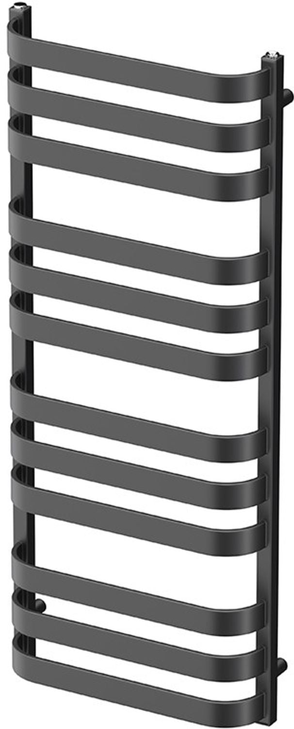 LaVita Scala koupelnový radiátor žebříkový 126.5x53 cm černá 5904194693220